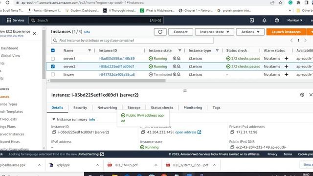 Application Load Balancer to distribute the load of application webservers (EC2 Instances).