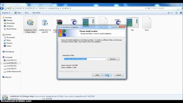 How to download and install a compiler Windows 7/8/10 [Lecture -02] | C Language Tutorial