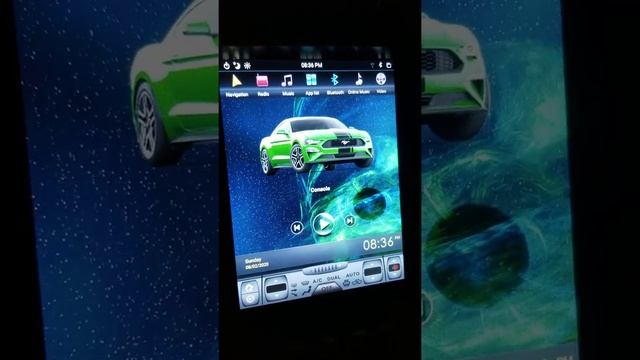 2019 Mustang GT PX6 Tesla Screen