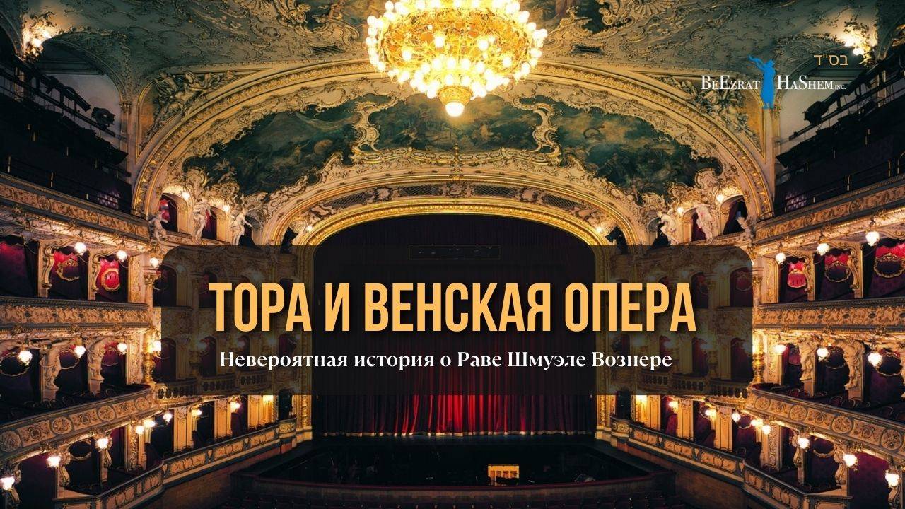 Тора и Венская опера 💡 Невероятная история о Раве Шмуэле Вознере