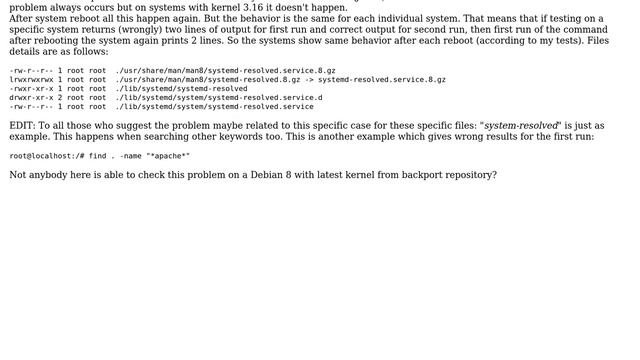 DevOps & SysAdmins: Linux find command is misbehaving