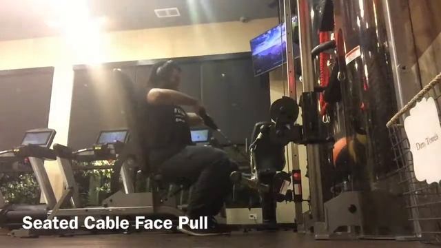 Seated Cable Face Pull