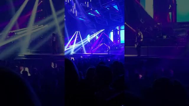 Transiberian orchestra Tesla coil lasers fireworks fire smoke and more