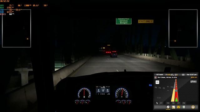 ATS - Transportando coches siniestrados desde Seattle hasta Salem a lo loco sin infracciones