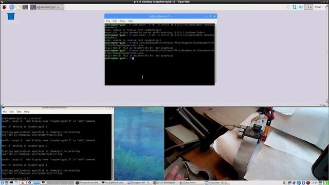 RaspberryPi #S7-4 : Linux, VNC, C#, mono, NuGet, GPIO, wiring, error