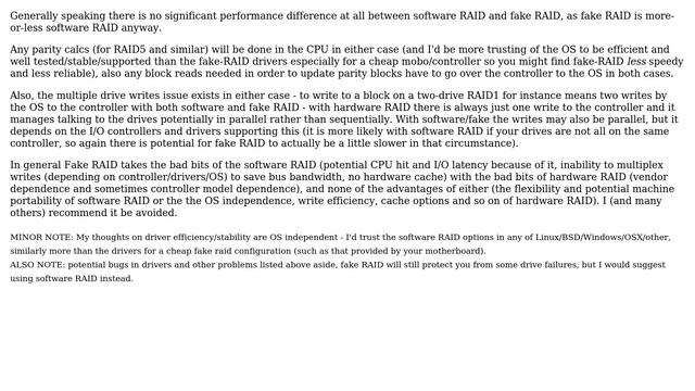 Does fake RAID offer any advantage over software RAID? (4 Solutions!!)