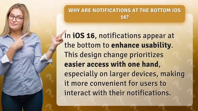 Why are notifications at the bottom iOS 16?