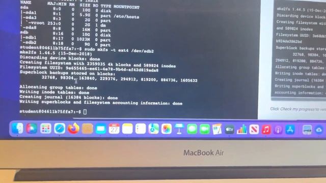 partitioning and formatting a disk drive in linux step by step