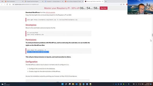 Part 2: How to create a Linux and WordPress server on Google Cloud Platform for free - (turn CC on)