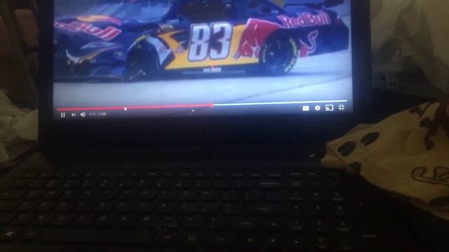 NASCAR 2007 Dodge avenger 500 Brian Vickers crash with Gradius PC engine game over music