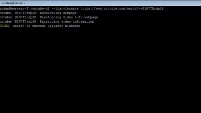 Linux - youtube-dl Command - w3resource