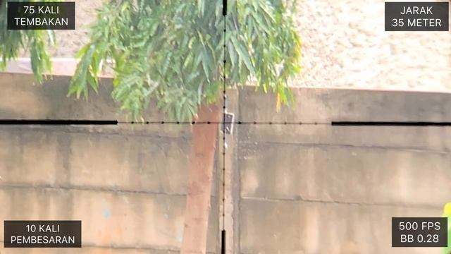 Styrofoam VS Airsoft Dcobra 500 Fps BB 0.28 - Jarak 35 Meter Tembuskah ???
