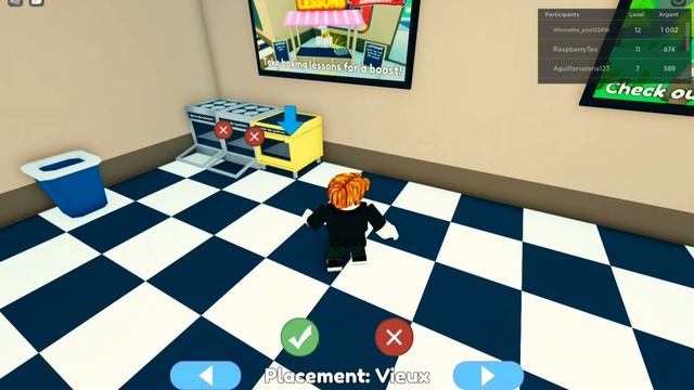 J`ai fait un muffin pour la première fois(sur roblox)!!!!!!!!