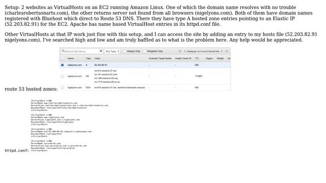 DevOps & SysAdmins: DNS lookup fail with VirtualHost on EC2