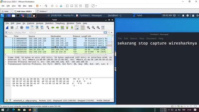 Packet Analysis Menggunakan Wireshark Pada Kali Linux | Keamanan Jaringan