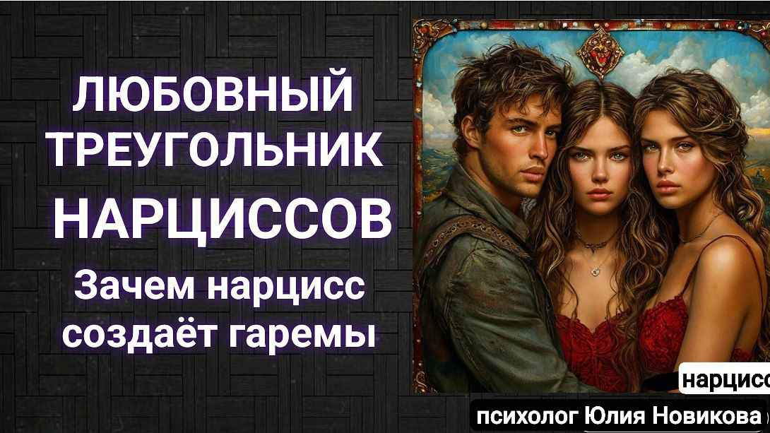 Любовный треугольник 🔺️ нарцисса