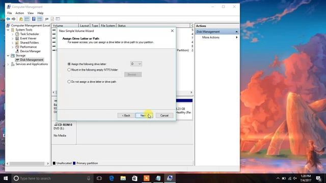 How to delete partition on windows-10 or any other windows