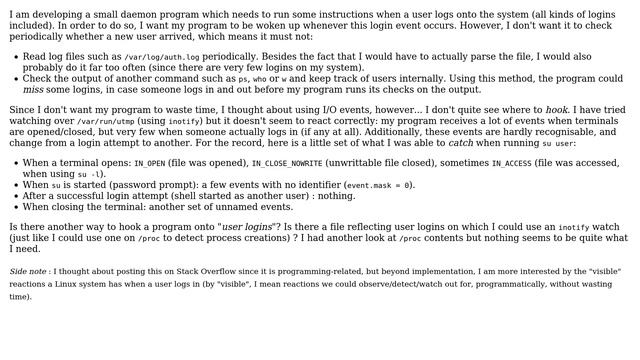 Unix & Linux: How can I detect a user login programmatically? (2 Solutions!!)