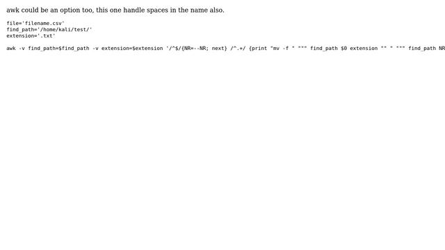 Unix & Linux: How to rename files according to names in a text file? (3 Solutions!!)