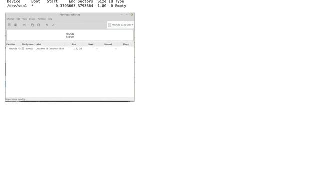 Mint Linux can't find unallocated ssd disk sapce
