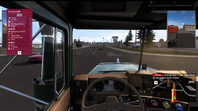 Problems?? Casper, Wyoming to Rock Springs, Wyoming - American Truck Simulator
