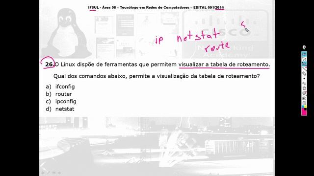 Questões Comentadas - Concurso Público - Redes de Computadores - Questão 19
