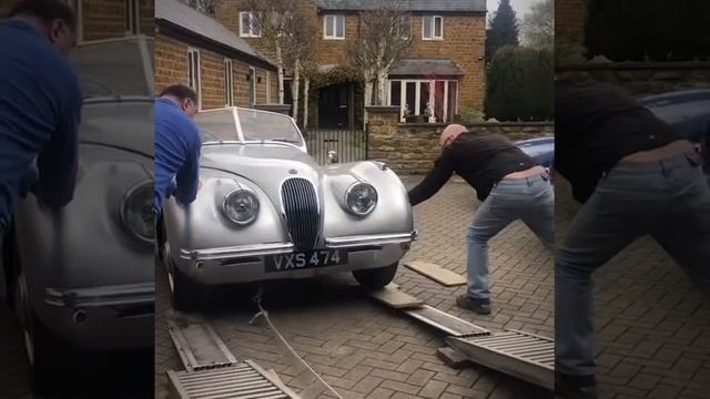 A Jaguar XK120