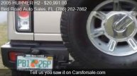 2005 HUMMER H2 for sale in MIAMI, FL 33155 at the Bird Road