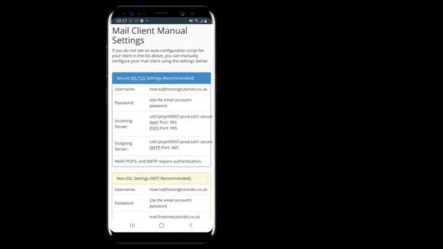 How To Update your Email Account Settings in Gmail on Android