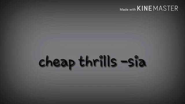 Cheap thrills- sia 'awesome ringtone is here!!! For u'r android and iOS