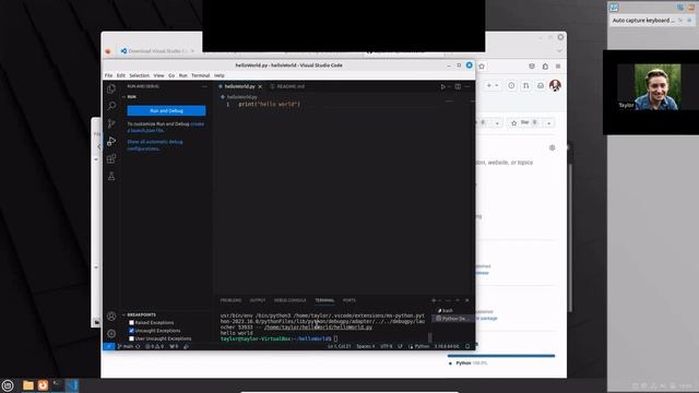 Combining Visual Studio and GitHub in Linux