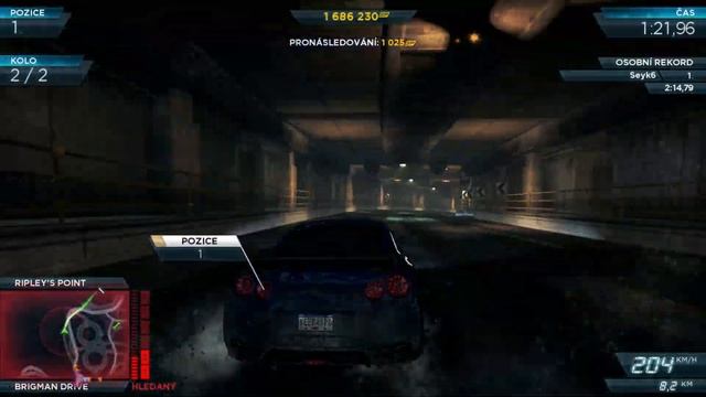 NFS Most Wanted 2012 - Off the Grid - 4K Gameplay - Nissan GT-R R35