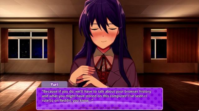 YURI GIVES US A KISS!!!