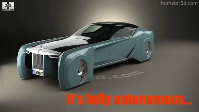 The Rolls Royce 103EX: Four-Wheeled Electric Concept Car with an AI Called Eleanor