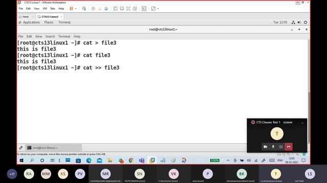 Linux Basics part7 Create file using touch and cat commands