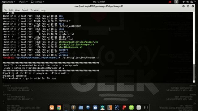 @manageengine | Como instalar Application Performance Manager en Kali Linux