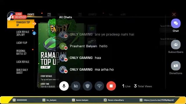 Free Fire Live New Topup Event Glow And Lamborghini Skin 5000 Dimond Giveway ||Villen Gaming||