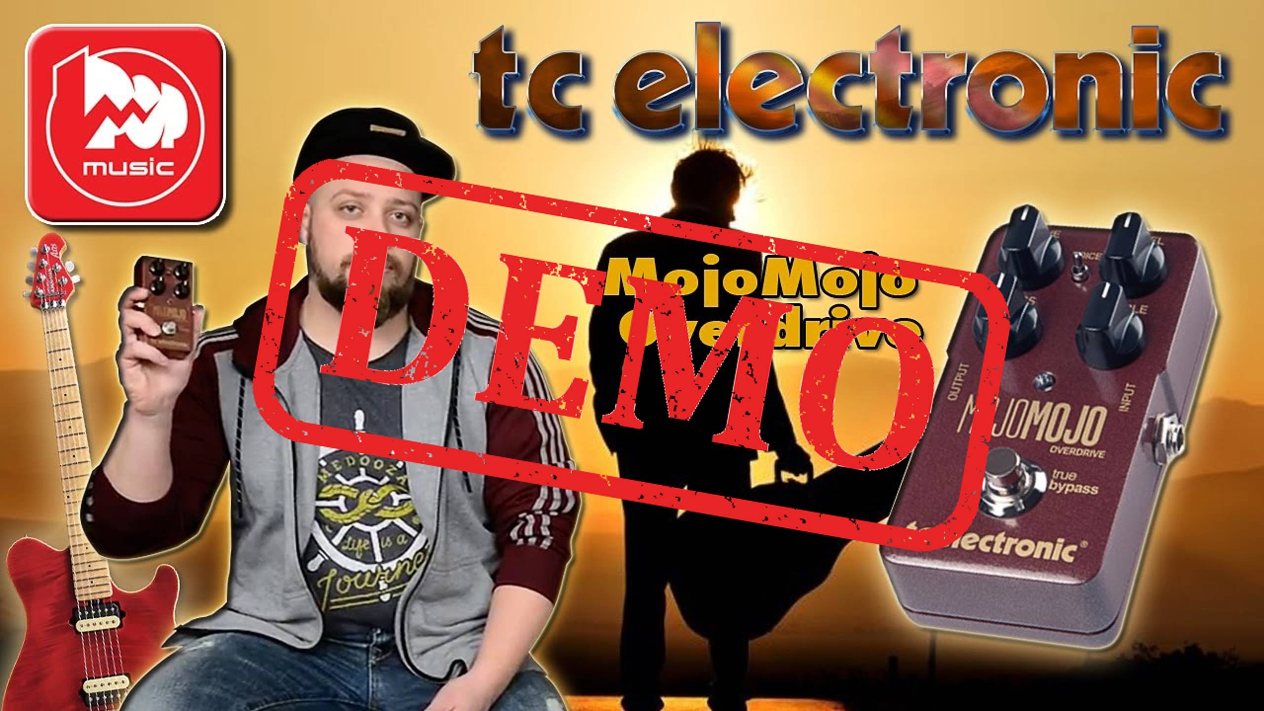 ГИТАРНЫЙ ЭФФЕКТ TC ELECTRONIC MojoMojo Overdrive - демонстрация звучания