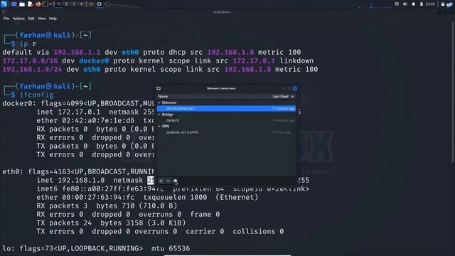 Kali Linux-Change Static IP Address #kalilinux