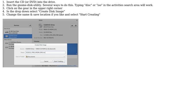 What's a good (Fedora) Linux app to create ISO image files from CDs and DVDs? (5 Solutions!!)