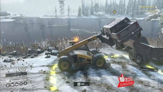Hummer H2 snowrunner - انقاذ الهمر
