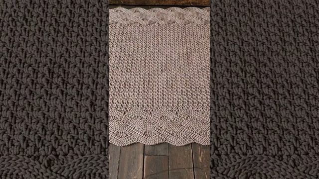 Ссылка на видео мастер-класс в комментариях #crochet #crochetrug