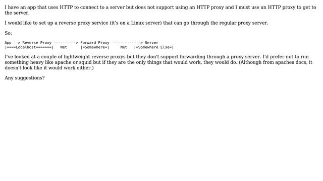 DevOps & SysAdmins: Good way to reverse proxy through a forward proxy (2 Solutions!!)
