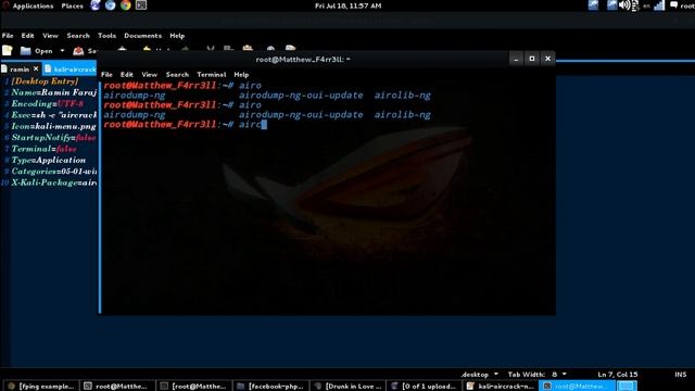 Desktop Entry Change In Kali By Ramin Farajpour