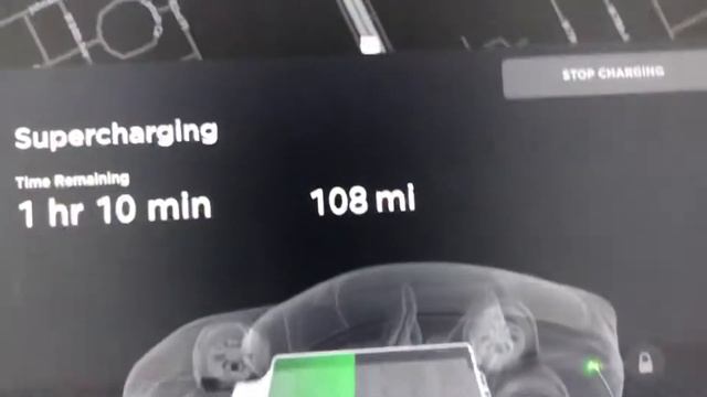 Tesla model S 85D supercharger Merrillville, Indiana