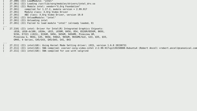 Ubuntu: Skylake Integrated graphics not working on 15.10