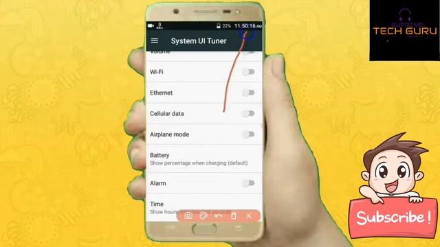 How to enable system ui tuner | Remove system ui tuner |Customize status bar |  [SYSTEM UI TUNER]