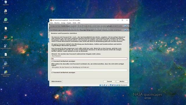 Kali Linux in Virtualbox installieren [] Root