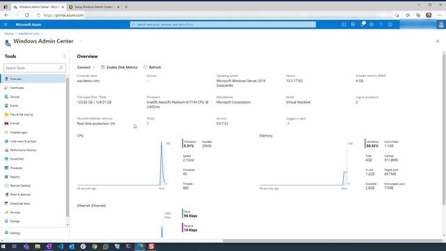 Windows Admin Center in Azure Portal- In 5 Minutes