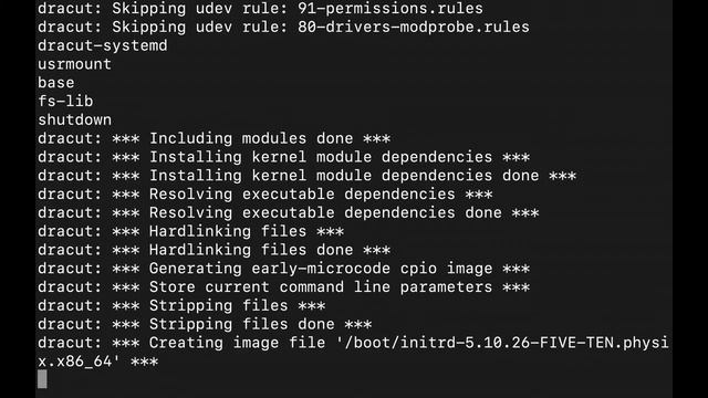Linux Kernel Build on Physix